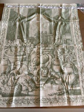 NWT Vintage Italian Jacquard Towel 24x31 Between The Sheets